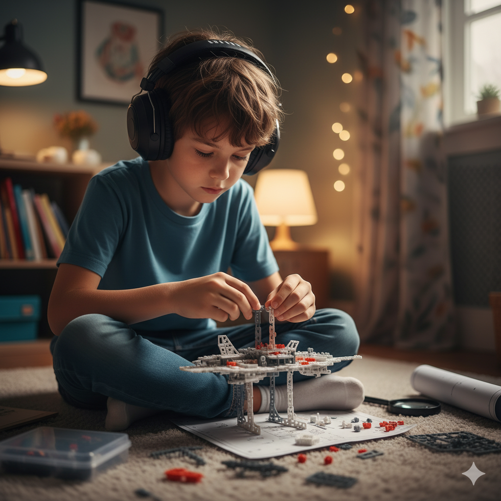 Colorful blocks representing the autism spectrum